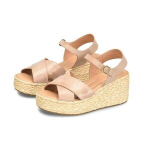 Born Moriah Tan Wedge Sandals